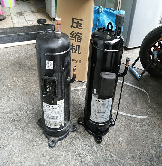 措美中央空调压缩机的更换维修